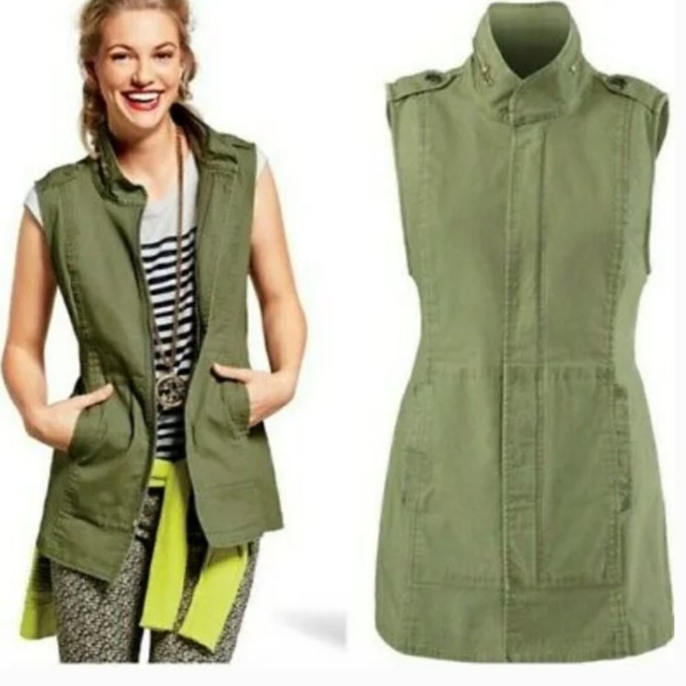 CAbi 5101 Explorer olive green utility vest SMALL 3088